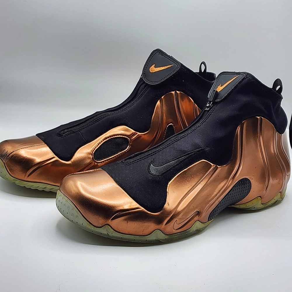 Nike Men’s 13 Air Flightposite 2014 PRM "Copper" Sneakers Basketball Shoes